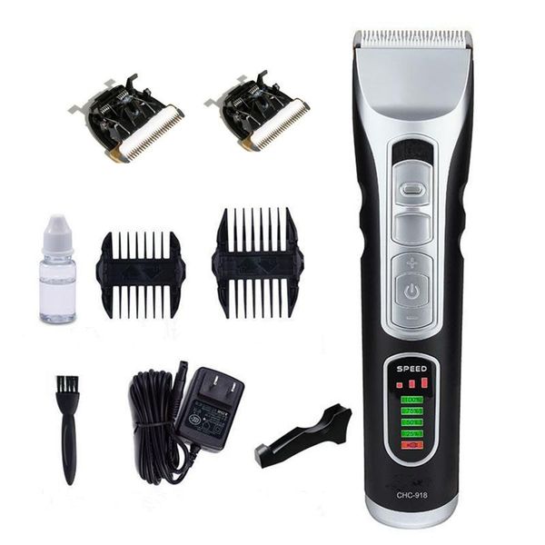 hair trimmer chc-918 electric hair clipper can speed up can slow down ceramic blade sharp black 100v-240v fast shipping
hair trimmer chc-918 electric hair clipper can speed up can slow down ceramic blade sharp black 100v-240v fast shipping