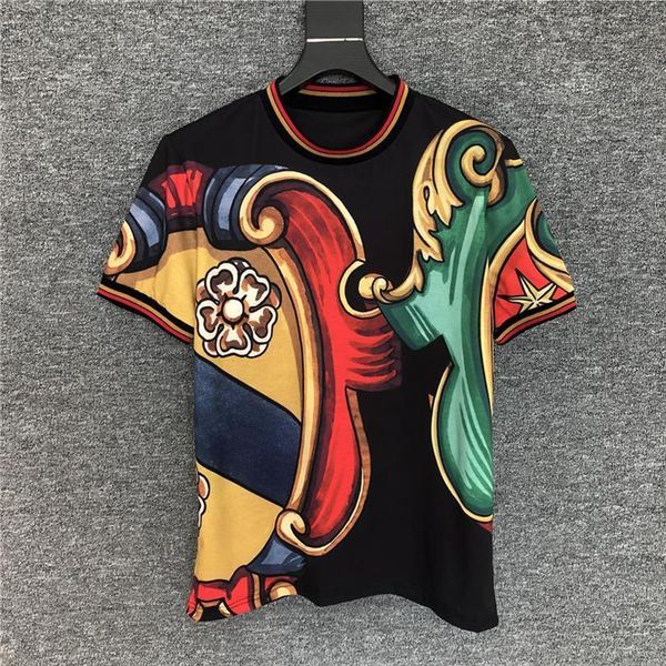 european summer round neck designer men t shirt prints 100% cotton selling brand, White;black
european summer round neck designer men t shirt prints 100% cotton selling brand, White;black