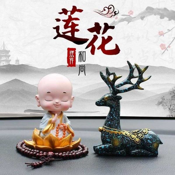 car interior creative new little monk bon voyage deer car decorations center console
car interior creative new little monk bon voyage deer car decorations center console