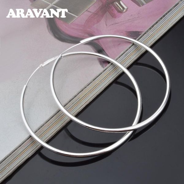 hoop & huggie 925 silver 30mm 50mm 60mm smooth earring for women girls charm jewelry gift, Golden;silver
hoop & huggie 925 silver 30mm 50mm 60mm smooth earring for women girls charm jewelry gift, Golden;silver