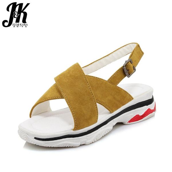 dress shoes jk fashion casual summer women sandals flock wedges girl open toe platform cross strap footwear big size 45, Black
dress shoes jk fashion casual summer women sandals flock wedges girl open toe platform cross strap footwear big size 45, Black