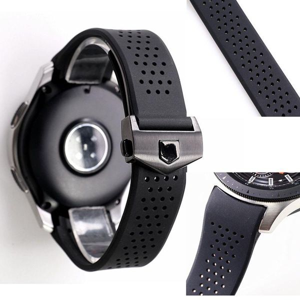 watch bands 22mm silicone rubber strap for samsung galaxy 46mm s3 s4 waterproof sports breathable bracelet band wristband, Black;brown
watch bands 22mm silicone rubber strap for samsung galaxy 46mm s3 s4 waterproof sports breathable bracelet band wristband, Black;brown