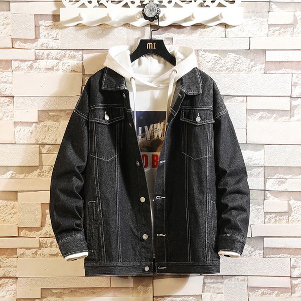2021 new japanese style fashion black color classical simple casual denim jackets men coats vintage designer chaqueta hombre 9hl5, Black;brown
2021 new japanese style fashion black color classical simple casual denim jackets men coats vintage designer chaqueta hombre 9hl5, Black;brown