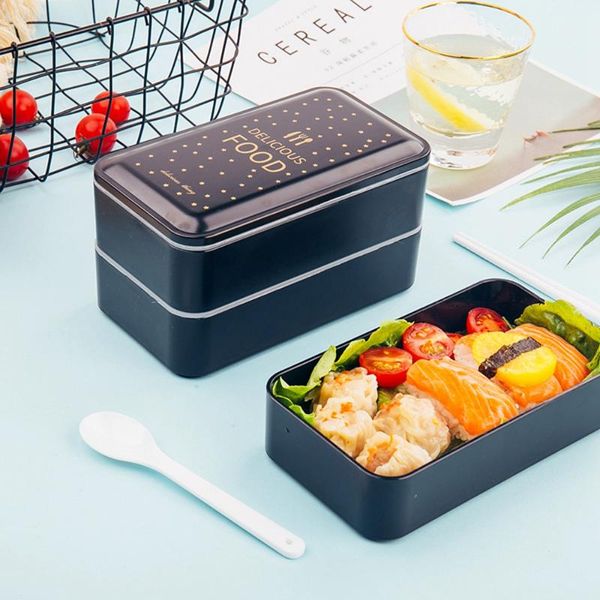 dinnerware sets portable rectangular lunch box double plastic health material 1200ml microwave tableware storage container
dinnerware sets portable rectangular lunch box double plastic health material 1200ml microwave tableware storage container