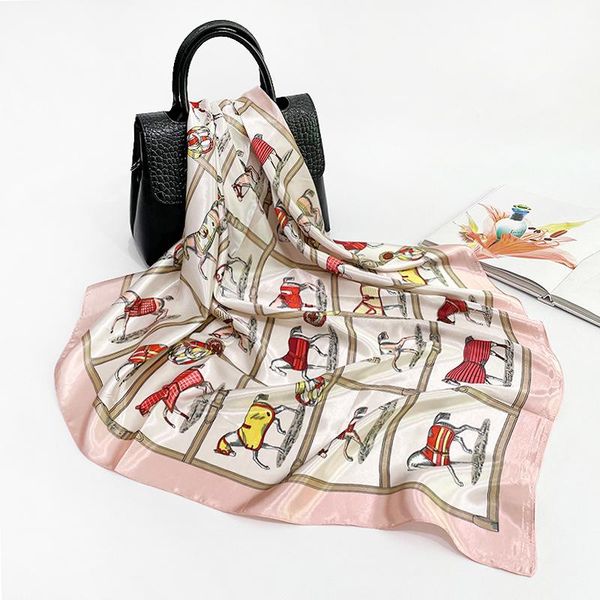 scarves 2021 fashion luxury silk scarf women design horse print square small bag wrap bohemian retro ladies foulard hijab, Blue;gray
scarves 2021 fashion luxury silk scarf women design horse print square small bag wrap bohemian retro ladies foulard hijab, Blue;gray