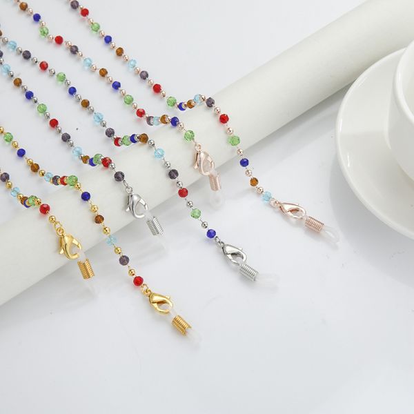 simple fashion gold color copper crystal beads mask lanyard anti-slip glasses chain accessories
simple fashion gold color copper crystal beads mask lanyard anti-slip glasses chain accessories
