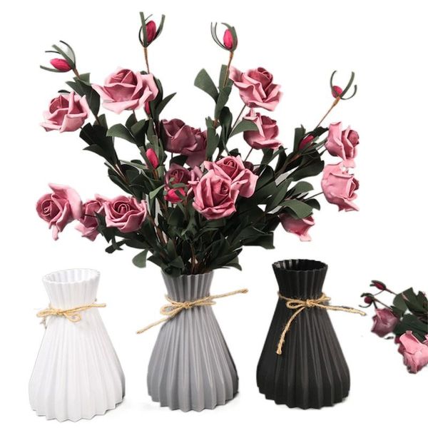 vases modern plastic european anti-ceramic flower vase wedding decorations rattan-like unbreakable simplicity basket arrangement
vases modern plastic european anti-ceramic flower vase wedding decorations rattan-like unbreakable simplicity basket arrangement
