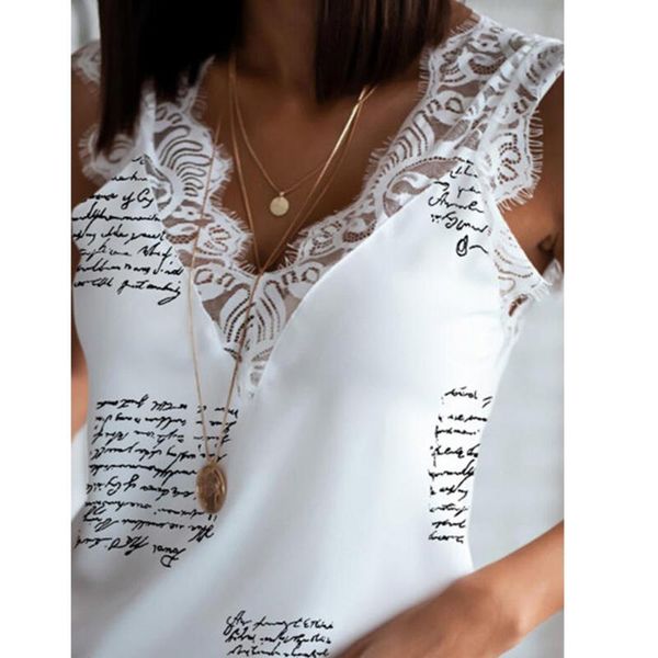 women's t-shirt #r5 lace patchwork sleeveless t shirt women summer t-shirts casual loose tee shirts elegant ladies v neck tshirt, White
women's t-shirt #r5 lace patchwork sleeveless t shirt women summer t-shirts casual loose tee shirts elegant ladies v neck tshirt, White