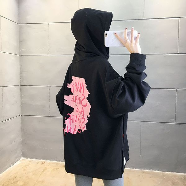 2021 spring autumn o neck print casual hooded fashion oversize long sleeve sweatshirt women 30gv, Black
2021 spring autumn o neck print casual hooded fashion oversize long sleeve sweatshirt women 30gv, Black