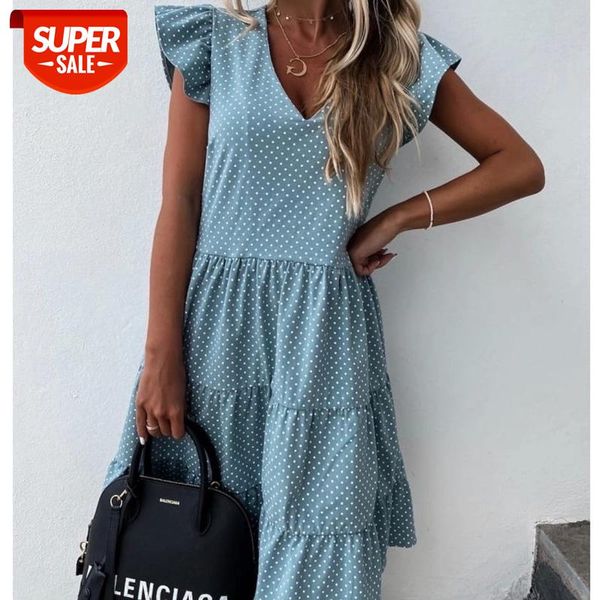 2020 women new summer sundress casual ruffles sleeves v-neck dot boho party vestidos elegant mini dresses fashion vestidos #8v5u, Black;gray
2020 women new summer sundress casual ruffles sleeves v-neck dot boho party vestidos elegant mini dresses fashion vestidos #8v5u, Black;gray
