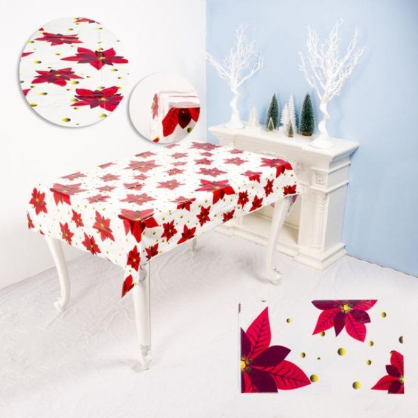 disposable table covers 1pcs christmas cloth dinner party year printed rectangle pvc tablecloth cover decoration 110*180cm
disposable table covers 1pcs christmas cloth dinner party year printed rectangle pvc tablecloth cover decoration 110*180cm