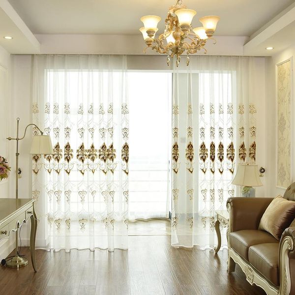 curtain & drapes european style curtains for living room bedroom embroidered tulle two-color optional can be customized
curtain & drapes european style curtains for living room bedroom embroidered tulle two-color optional can be customized