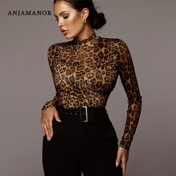 women's jumpsuits & rompers anjamanor leopard print long sleeve bodysuit clothing women mock neck winter 2021 ropa mujer body suits, Black;white
women's jumpsuits & rompers anjamanor leopard print long sleeve bodysuit clothing women mock neck winter 2021 ropa mujer body suits, Black;white