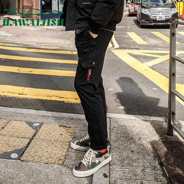 men's pants cargo 2021 spring and autumn trousers street casual slim overalls japanese trendy, Black
men's pants cargo 2021 spring and autumn trousers street casual slim overalls japanese trendy, Black
