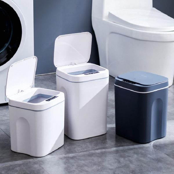 waste bins creative trash can home intelligent induction kitchen bathroom automatic lid with led light sanitary bucket to send bags
waste bins creative trash can home intelligent induction kitchen bathroom automatic lid with led light sanitary bucket to send bags
