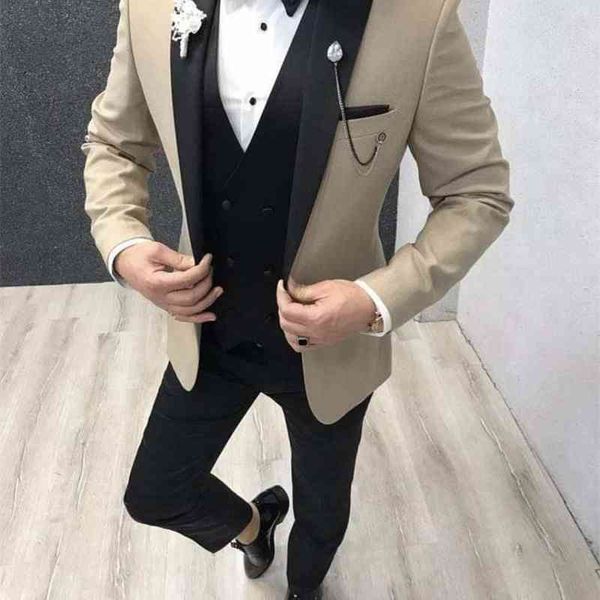men's suits & blazers khaki black jacket vest pants hombre male suits suit blazer groom prom business three pcs 9me5, White;black
men's suits & blazers khaki black jacket vest pants hombre male suits suit blazer groom prom business three pcs 9me5, White;black