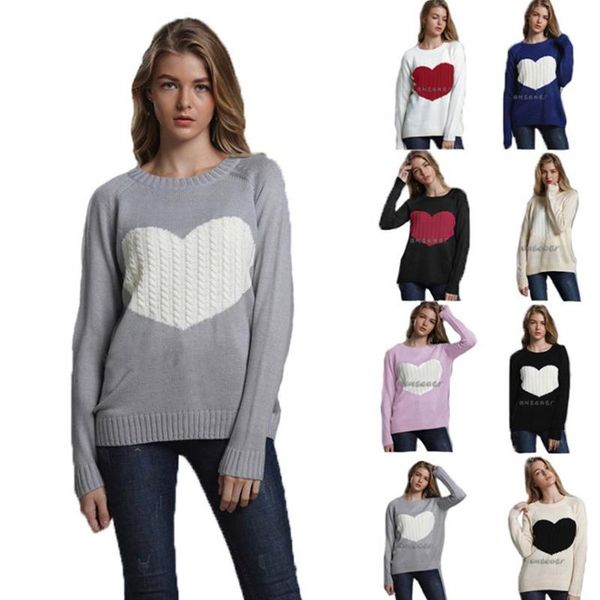 women's sweaters sweater 2021 autumn and winter loose heart-shaped printed round neck fashion female, White;black
women's sweaters sweater 2021 autumn and winter loose heart-shaped printed round neck fashion female, White;black