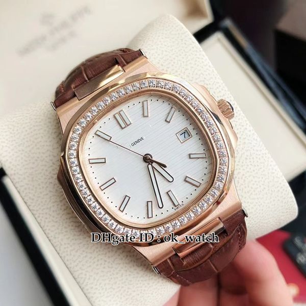diamond dezel 40mm 5711/1 miyota 8215 automatic mens watch rose gold case white dial new gents sport watches brown leather strap, Slivery;brown
diamond dezel 40mm 5711/1 miyota 8215 automatic mens watch rose gold case white dial new gents sport watches brown leather strap, Slivery;brown