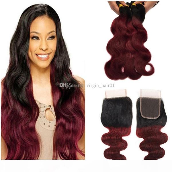 ombre 99j human hair bundles body wave burgundy 3 bundles with lace closure wine red brazilian virgin malaysian hair 4pcs lot, Black;brown
ombre 99j human hair bundles body wave burgundy 3 bundles with lace closure wine red brazilian virgin malaysian hair 4pcs lot, Black;brown