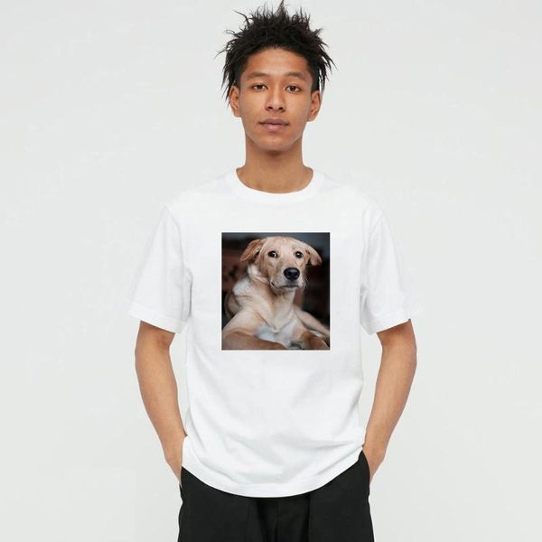 men's t-shirts summer style dog po 100% cotton and women's t-shirt casual o-neck short sleeve tees for men 17b17w, White;black
men's t-shirts summer style dog po 100% cotton and women's t-shirt casual o-neck short sleeve tees for men 17b17w, White;black