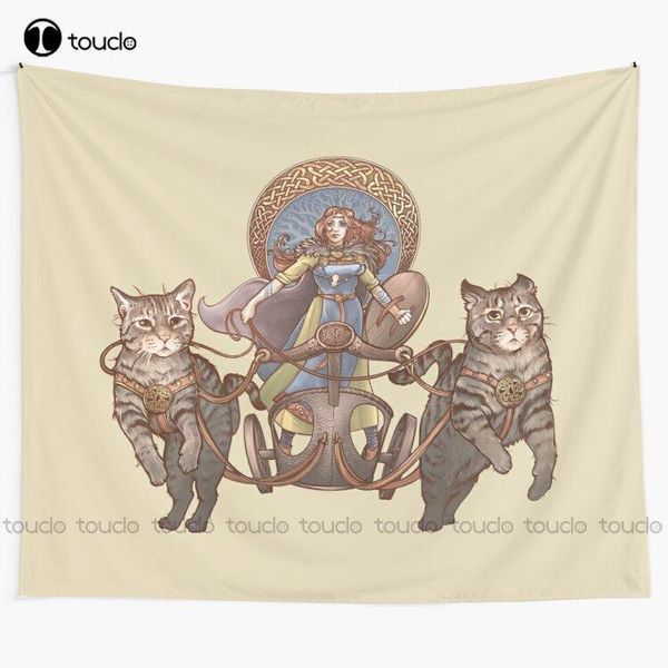 tapestries freya driving her cat chariot tapestry funny college wall hanging for living room bedroom dorm home decor
tapestries freya driving her cat chariot tapestry funny college wall hanging for living room bedroom dorm home decor