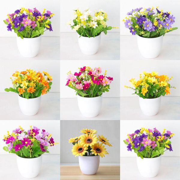 decorative flowers & wreaths 1 pot daisy artificial plastic bonsai fake plants flower wedding home decor garden el bright color potted
decorative flowers & wreaths 1 pot daisy artificial plastic bonsai fake plants flower wedding home decor garden el bright color potted