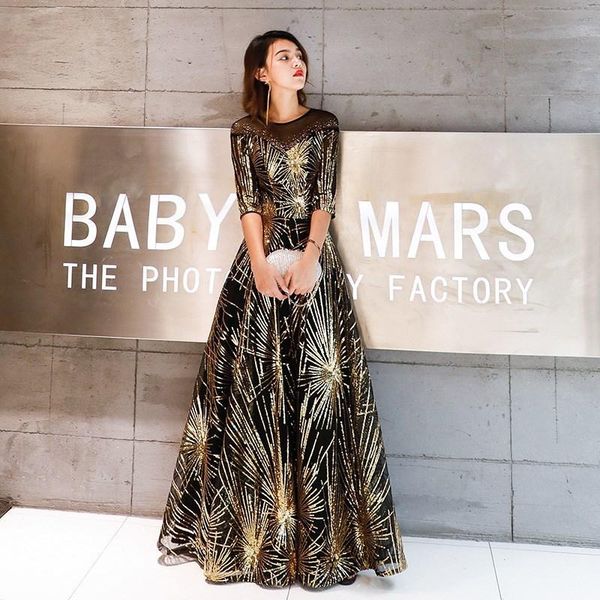 ethnic clothing office lady exquisite sequins trim pleated dresses vintage long evening party dress elegant o-neck bling banquet gown s-3xl, Red
ethnic clothing office lady exquisite sequins trim pleated dresses vintage long evening party dress elegant o-neck bling banquet gown s-3xl, Red