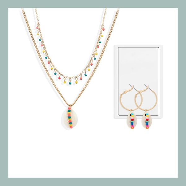 chains bohemian colorful beads shell necklace for women summer short beaded collar clavicle choker female vacation jewelry, Silver
chains bohemian colorful beads shell necklace for women summer short beaded collar clavicle choker female vacation jewelry, Silver