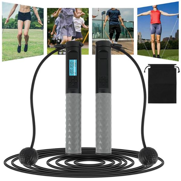 outtobe smart jump rope fitness sport skipping ropes with anti-slip hand grip with anti-slip hand grip lcd screen showing
outtobe smart jump rope fitness sport skipping ropes with anti-slip hand grip with anti-slip hand grip lcd screen showing