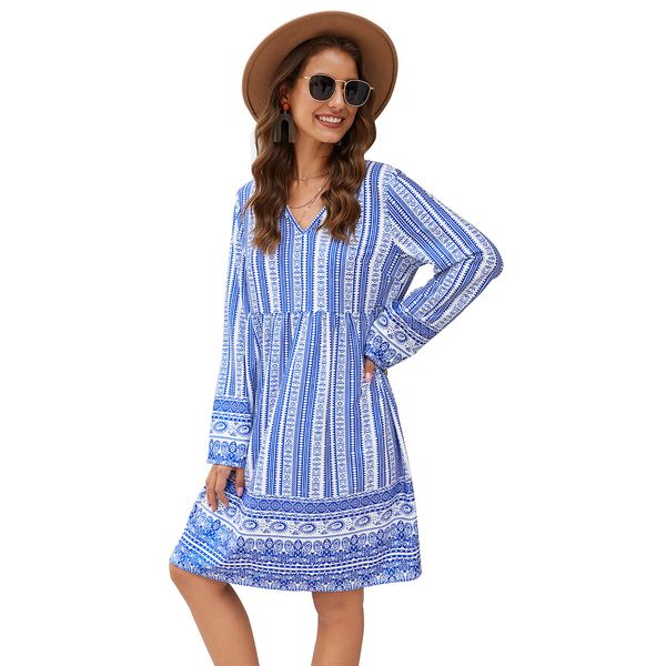 2019 autumn and winter new pattern loose v-neck dress one piece dropshipping, Black;gray
2019 autumn and winter new pattern loose v-neck dress one piece dropshipping, Black;gray