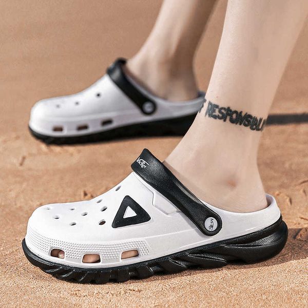 outdoor antislip sandals pair beach breathing gat summer jelly shoes for men slippers sandalia masculina, Black
outdoor antislip sandals pair beach breathing gat summer jelly shoes for men slippers sandalia masculina, Black