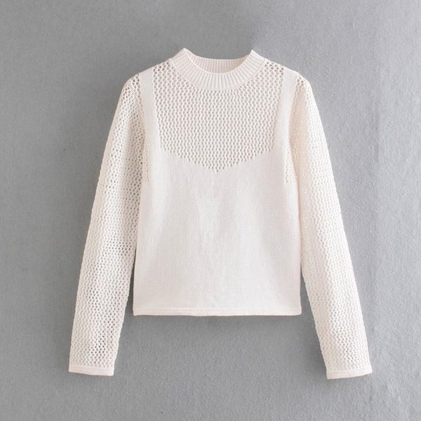 women's sweaters xikom 2021 autumn lvory women sweater knitwear o neck hollow out long sleeve for casual slim jumper, White;black
women's sweaters xikom 2021 autumn lvory women sweater knitwear o neck hollow out long sleeve for casual slim jumper, White;black