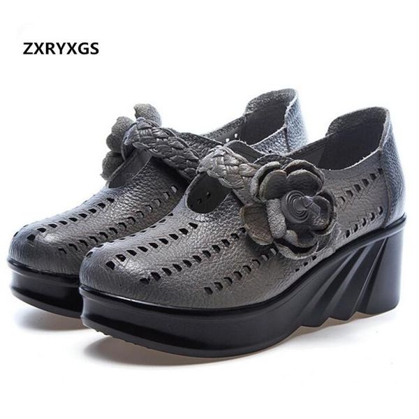 dress shoes est flower hollow cowhide leather woman high heels fashion sandals platform wedges elegant banquet wedding, Black
dress shoes est flower hollow cowhide leather woman high heels fashion sandals platform wedges elegant banquet wedding, Black