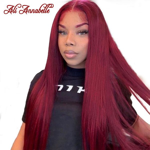 lace wigs ali annabelle 99j closure wig burgundy 4x4 pre plucked straight human hair red colored, Black;brown
lace wigs ali annabelle 99j closure wig burgundy 4x4 pre plucked straight human hair red colored, Black;brown