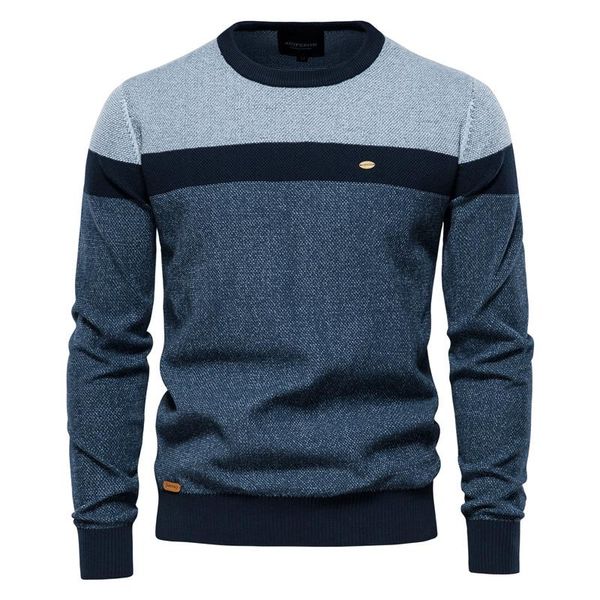 men's sweaters spliced cotton sweater men casual o-neck pullover knitted male winter brand mens, White;black
men's sweaters spliced cotton sweater men casual o-neck pullover knitted male winter brand mens, White;black
