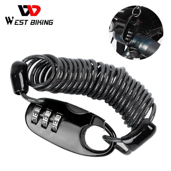 bike locks west biking bicycle lock anti-theft mini helmet motorcycle cycling scooter 3 digit combination password safety cable
bike locks west biking bicycle lock anti-theft mini helmet motorcycle cycling scooter 3 digit combination password safety cable