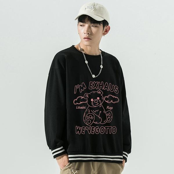 men's hoodies & sweatshirts pullovers mens autumn male streetwear boy graphic school oversized teenagers crewneck couple sportssuit clo, Black
men's hoodies & sweatshirts pullovers mens autumn male streetwear boy graphic school oversized teenagers crewneck couple sportssuit clo, Black