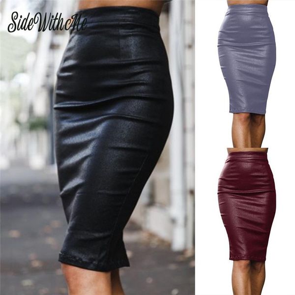 skirts vintage solid zipper women pu skirt casual high waist office ladies leather club package hip knee-length, Black
skirts vintage solid zipper women pu skirt casual high waist office ladies leather club package hip knee-length, Black