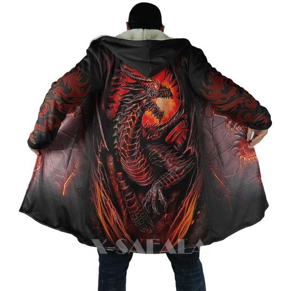 men's wool & blends native dragon animal purple dark all over 3d printed thick warm hooded cloak for men windproof fleece casual-6, Black
men's wool & blends native dragon animal purple dark all over 3d printed thick warm hooded cloak for men windproof fleece casual-6, Black