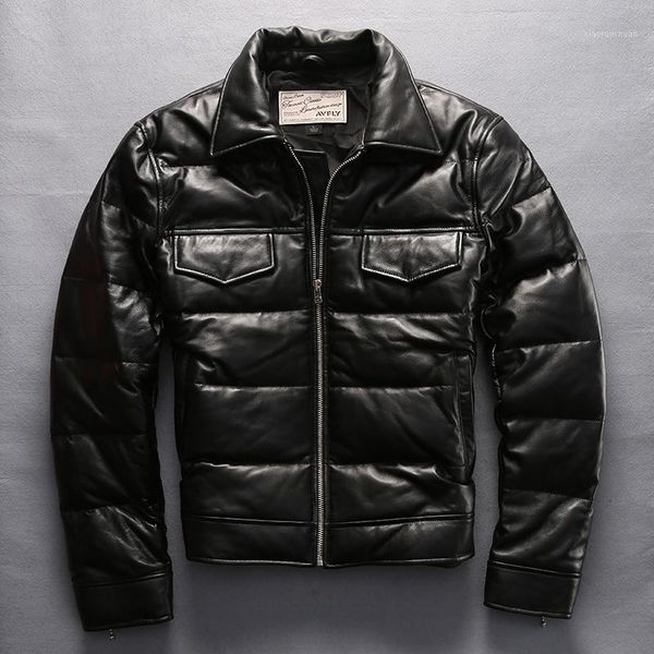 men's leather & faux avfly 2021 men black sheepskin genuine down jacket casual thick jackets winter russia coats
men's leather & faux avfly 2021 men black sheepskin genuine down jacket casual thick jackets winter russia coats