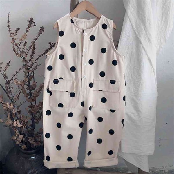 summer sleeveless polka dot pattern jumpsuit girl clothes children's clothing overalls 210528, Blue
summer sleeveless polka dot pattern jumpsuit girl clothes children's clothing overalls 210528, Blue