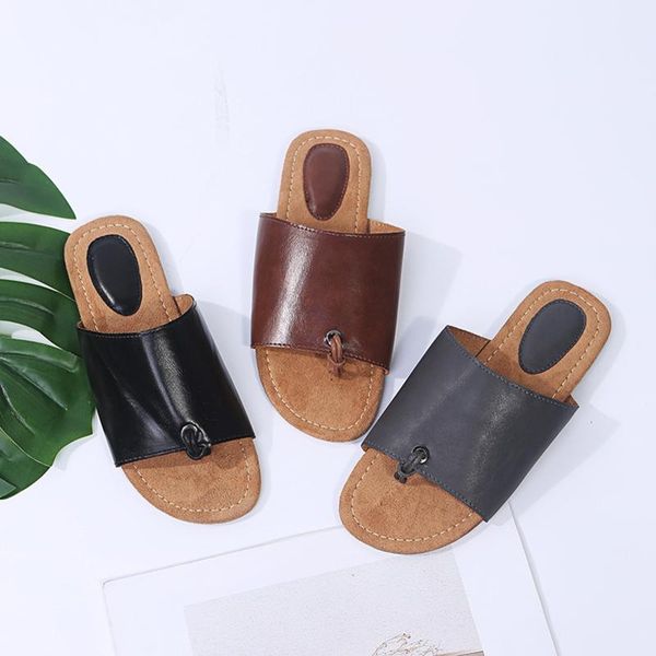 slippers women ladies casual flip flop slip on leather slides flat shoes summer beach plus size mujer d10#, Black
slippers women ladies casual flip flop slip on leather slides flat shoes summer beach plus size mujer d10#, Black