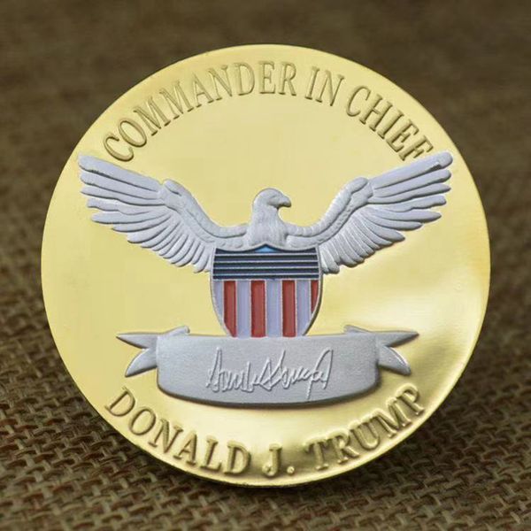 50pcs non magnetic donald j trump of us president metal craft silver gold plated eagle commemorative coin medal
50pcs non magnetic donald j trump of us president metal craft silver gold plated eagle commemorative coin medal