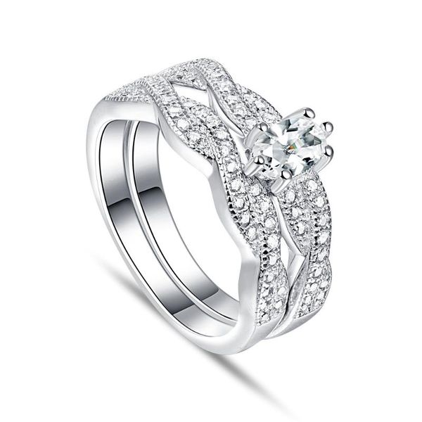 wedding rings sterling silver set for women jewelry white gold color female oval engagement ring luxury s925 band tl-309, Slivery;golden
wedding rings sterling silver set for women jewelry white gold color female oval engagement ring luxury s925 band tl-309, Slivery;golden