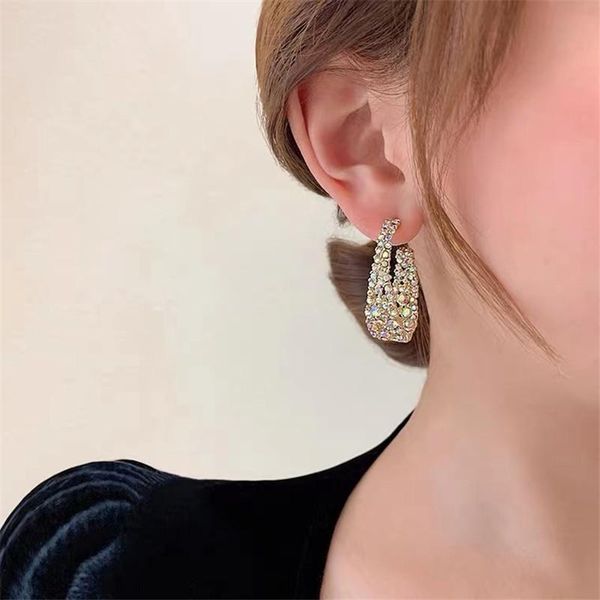 hoop & huggie luxury rhinestone round earrings exaggerated dangle ear ring for women fashion gold color personality wedding jewelry gift, Golden;silver
hoop & huggie luxury rhinestone round earrings exaggerated dangle ear ring for women fashion gold color personality wedding jewelry gift, Golden;silver