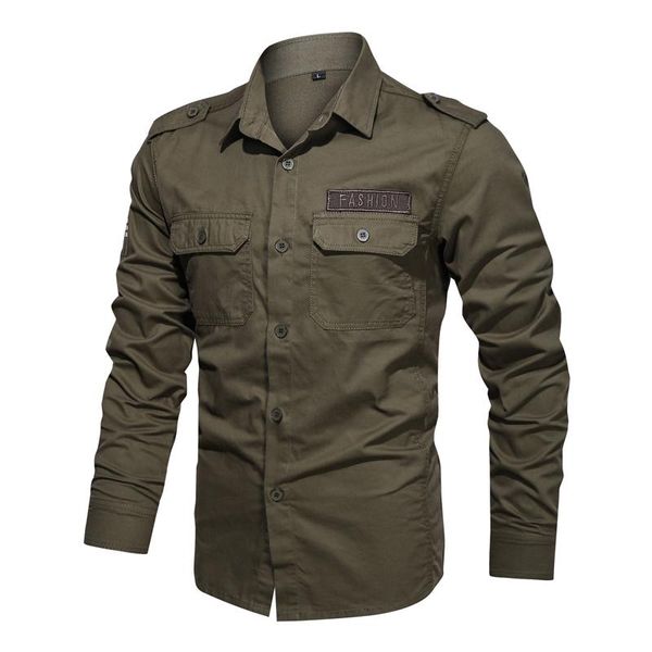 men's casual shirts nice spring military shirt 100% cotton long sleeve for men epaulets army clothing, White;black
men's casual shirts nice spring military shirt 100% cotton long sleeve for men epaulets army clothing, White;black