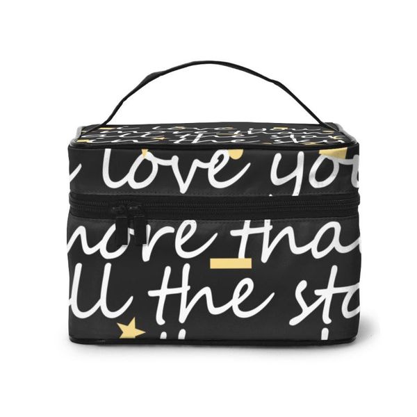 high capacity makeup bag travel cosmetic bag i love you more than all the stars in the sky beauty
high capacity makeup bag travel cosmetic bag i love you more than all the stars in the sky beauty