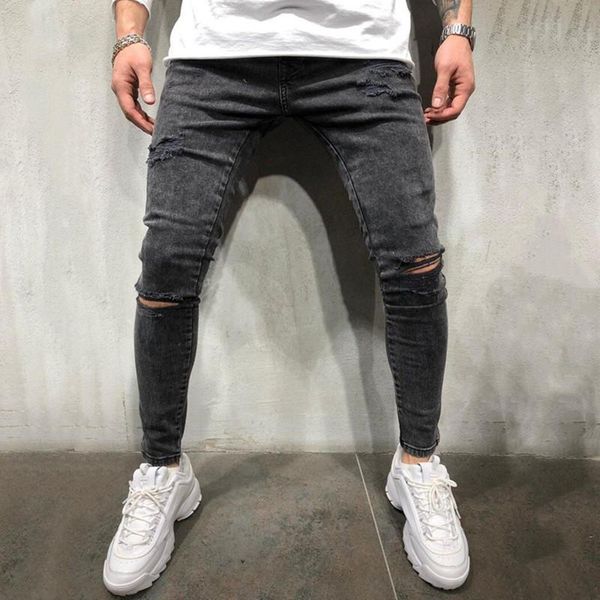 men's jeans wimilous the knee high street big hole fashion elastic cultivate one's morality pants, Blue
men's jeans wimilous the knee high street big hole fashion elastic cultivate one's morality pants, Blue