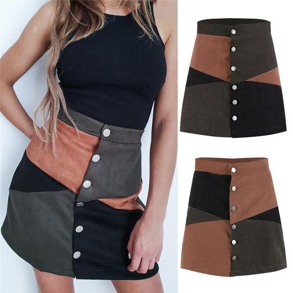 skirts fashion women fall winter a-line 2021 color patchwork button high waist skirt female vintage casual short mini, Black
skirts fashion women fall winter a-line 2021 color patchwork button high waist skirt female vintage casual short mini, Black