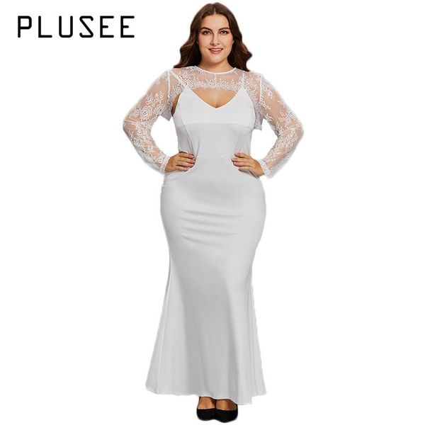 casual dresses plusee women white plus size lace party dress long sleeve big vestidos saia longa l- 4xl, Black;gray
casual dresses plusee women white plus size lace party dress long sleeve big vestidos saia longa l- 4xl, Black;gray
